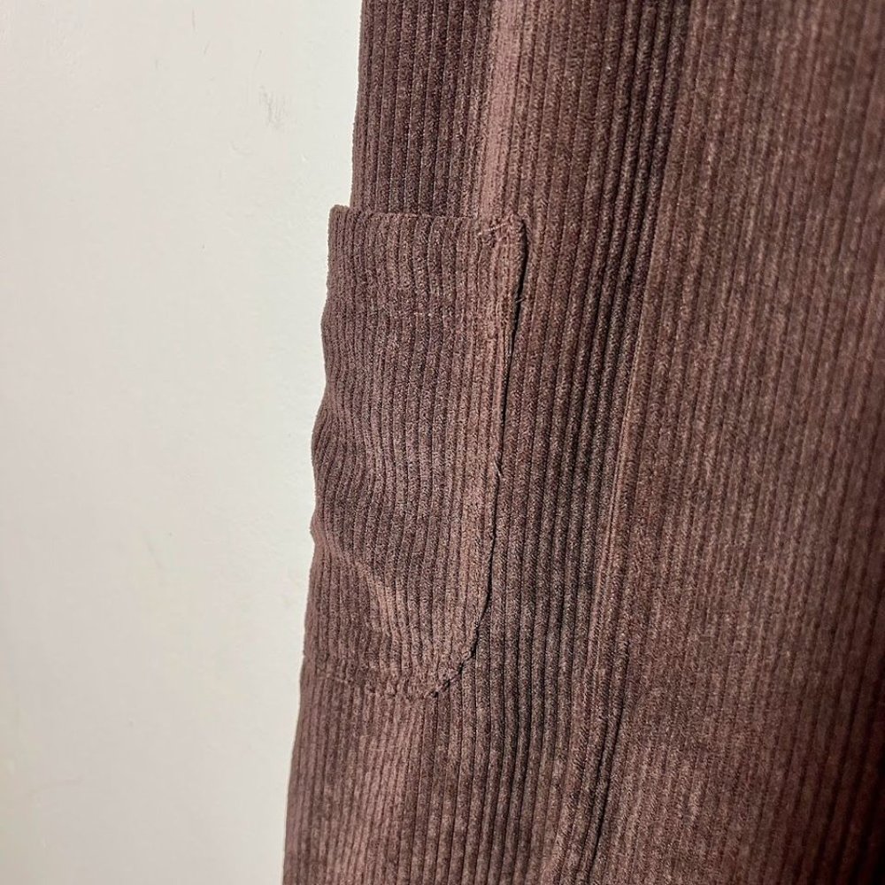 SO Goods For Life Womens Brown Corduroy High Rise Wide Leg Pants XS - Picture 3 of 16
